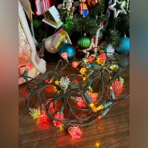 Vintage Diamonds Reflective Christmas Lights